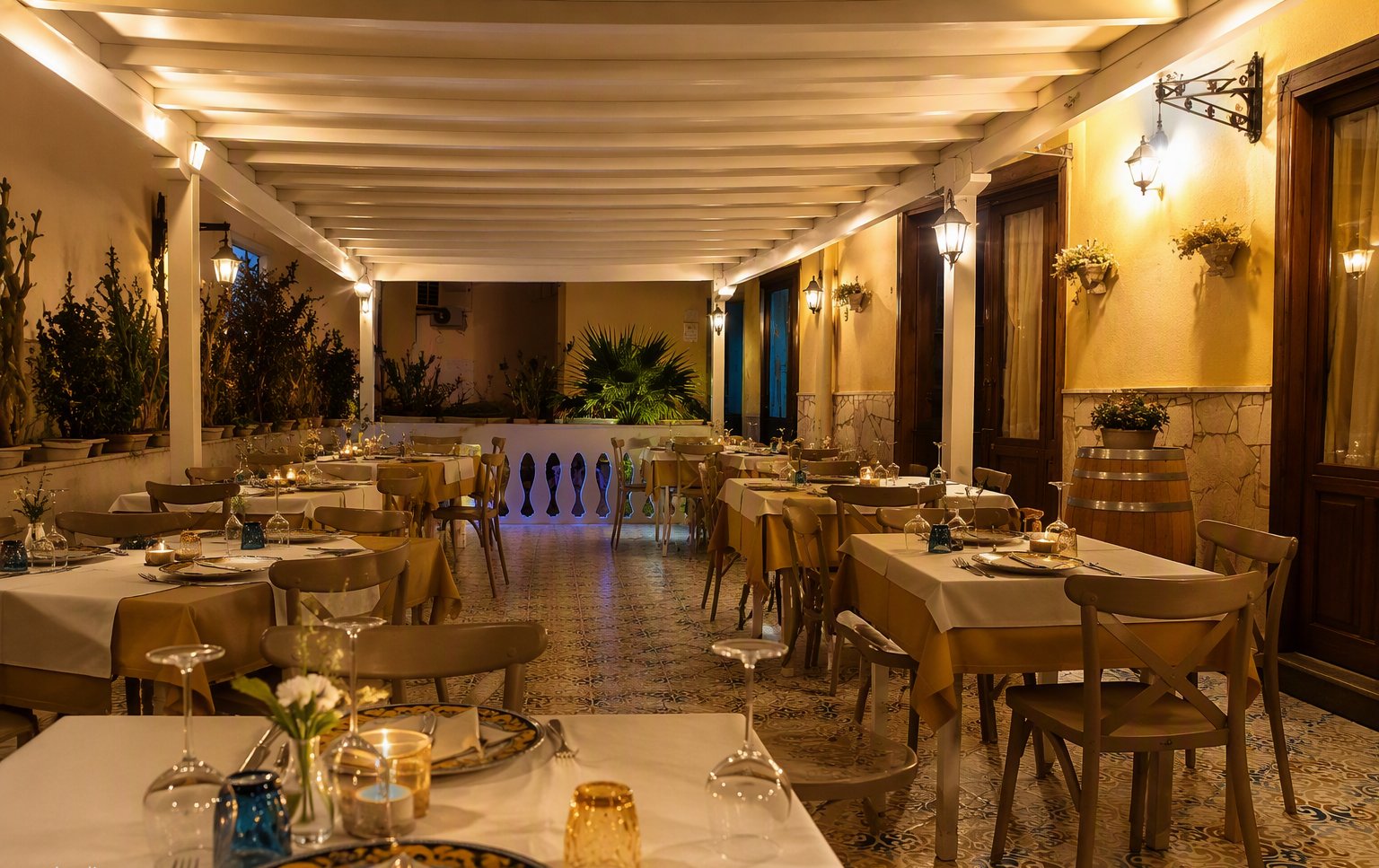 La sala principale del ristorante